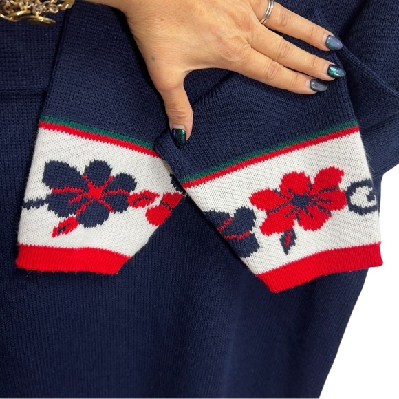 Snoopy & Friends Woodstock Peanuts Y2K Vintage Holiday Winter Cartoon Sweater - Picture 9 of 11